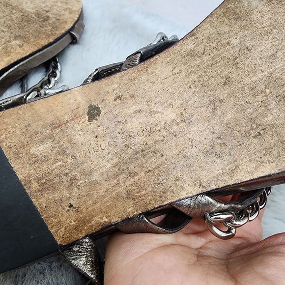 Camilla Skovgaard metal chain wrap around sandals - Picture 9 of 15